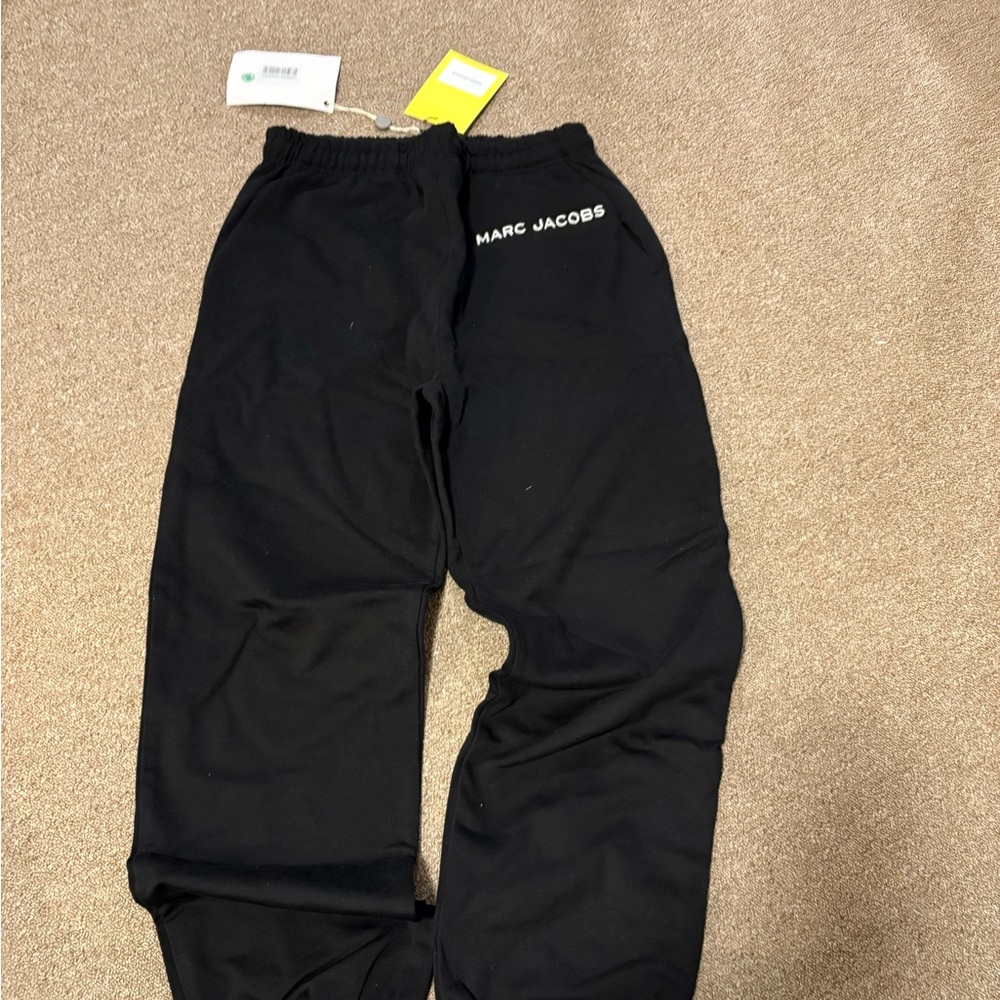 Marc Jacobs Logo Embroidered The Sweatpants in Black